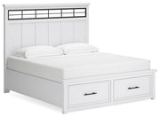 Ashbryn Panel Storage Bed, Dresser, Mirror, Chest & Nightstand, Bedroom Set