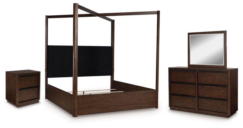 Dilenno Bed, Dresser, Mirror, Chest & Nightstand, Bedroom Set