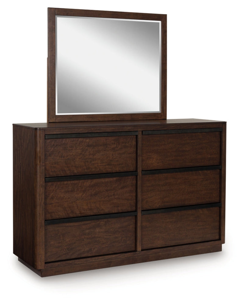 Dilenno Bed, Dresser, Mirror, Chest & Nightstand, Bedroom Set