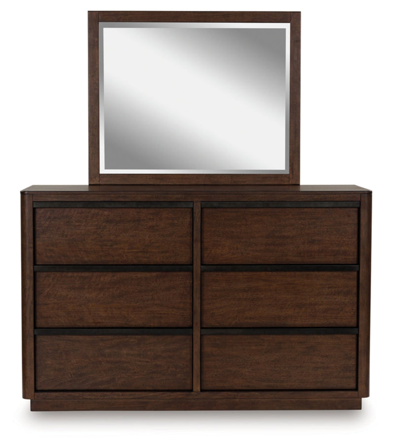 Dilenno Bed, Dresser, Mirror, Chest & Nightstand, Bedroom Set