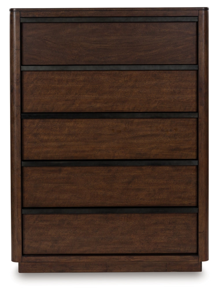 Dilenno Bed, Dresser, Mirror, Chest & Nightstand, Bedroom Set