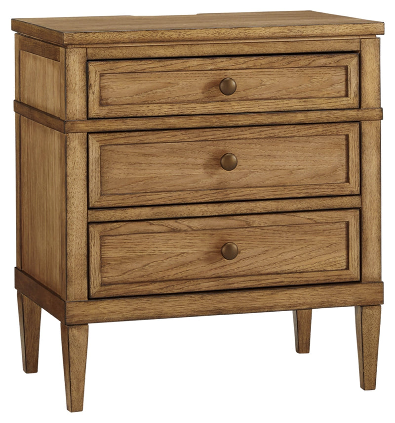 Sharlance Upholstered Panel Bed, Dresser, Mirror, Chest & Nightstand, Bedroom Set