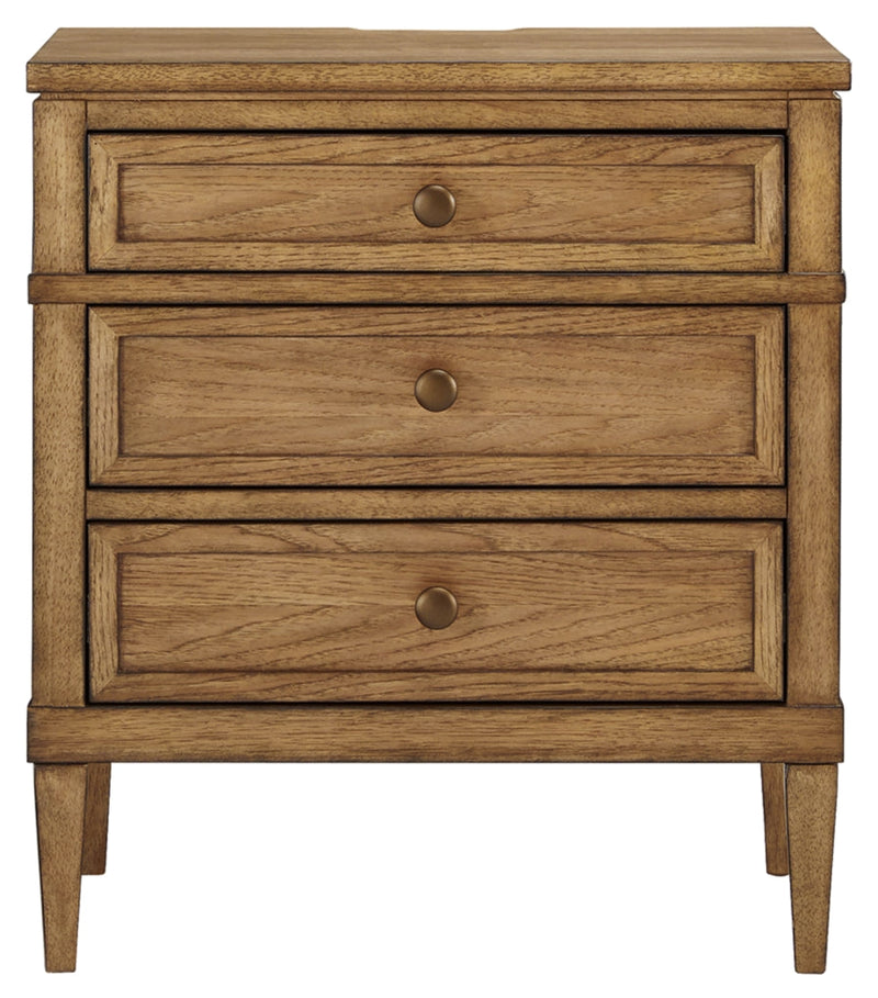 Sharlance Upholstered Panel Bed, Dresser, Mirror, Chest & Nightstand, Bedroom Set