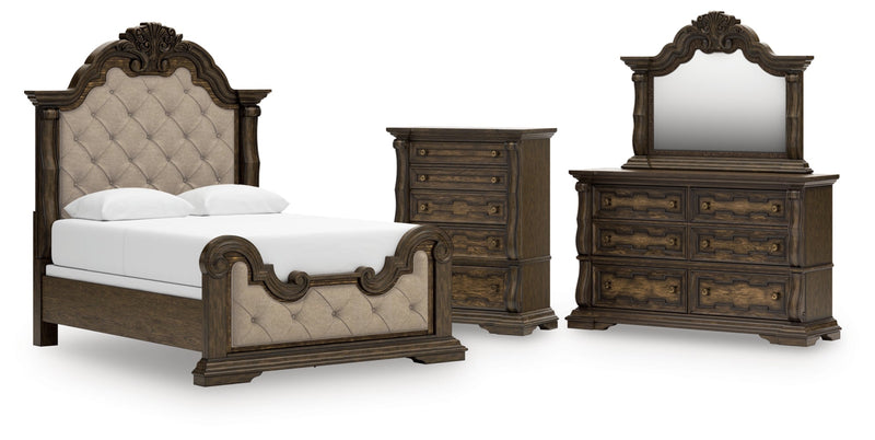 Maylee Bed, Dresser, Mirror, Chest & Nightstand, Bedroom Set