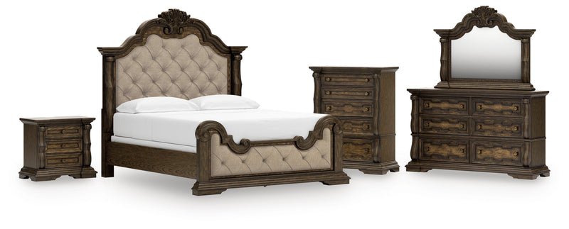 Maylee Bed, Dresser, Mirror, Chest & Nightstand, Bedroom Set