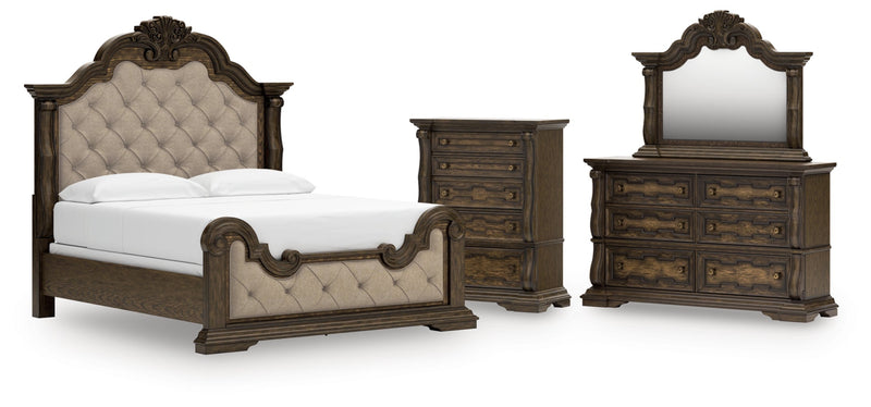 Maylee Bed, Dresser, Mirror, Chest & Nightstand, Bedroom Set