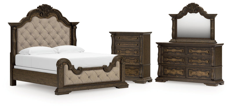 Maylee Bed, Dresser, Mirror, Chest & Nightstand, Bedroom Set