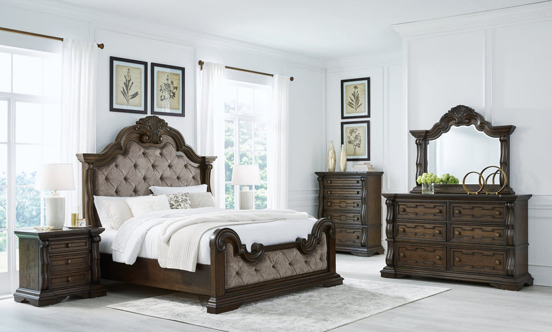 Maylee Bed, Dresser, Mirror, Chest & Nightstand, Bedroom Set
