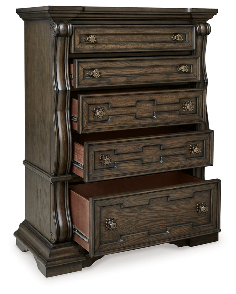 Maylee Bed, Dresser, Mirror, Chest & Nightstand, Bedroom Set
