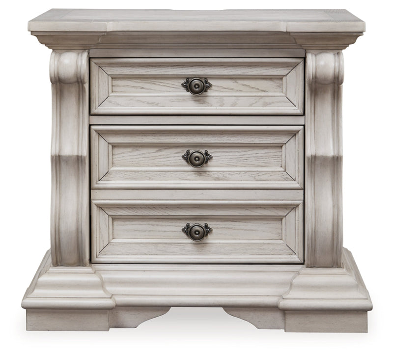 Bruchandi Upholstered Panel Bed, Dresser, Mirror & Nightstand, Bedroom Set