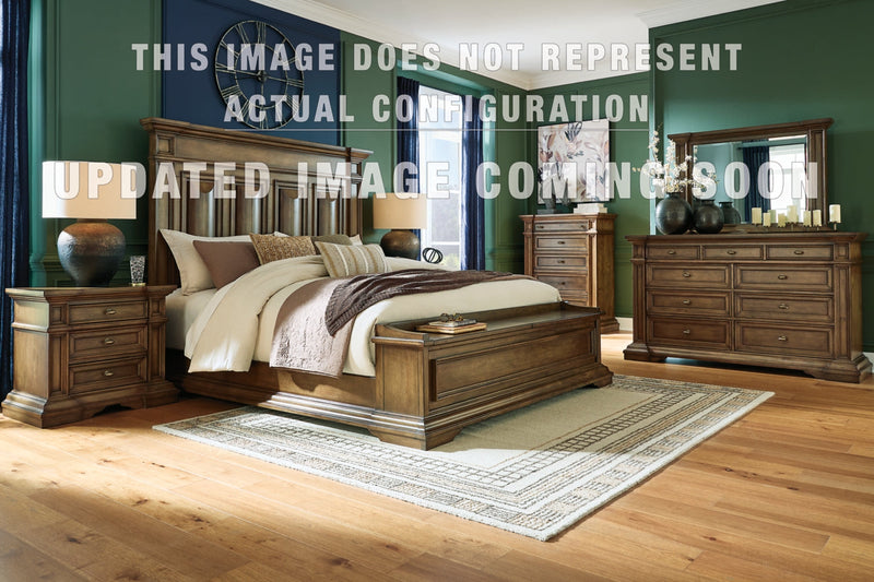 Frantanna Panel Bed, Dresser, Mirror, Chest & Nightstand, Bedroom Set