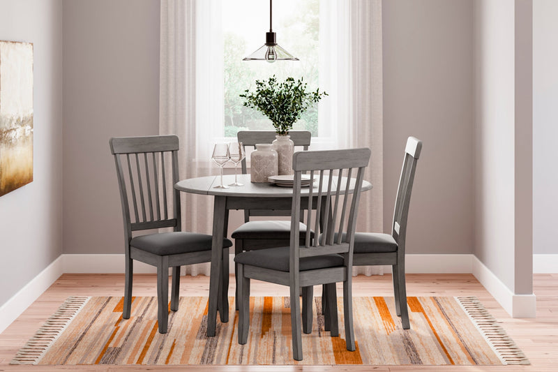 Shullden Round Dining Room Drop Leaf Table
