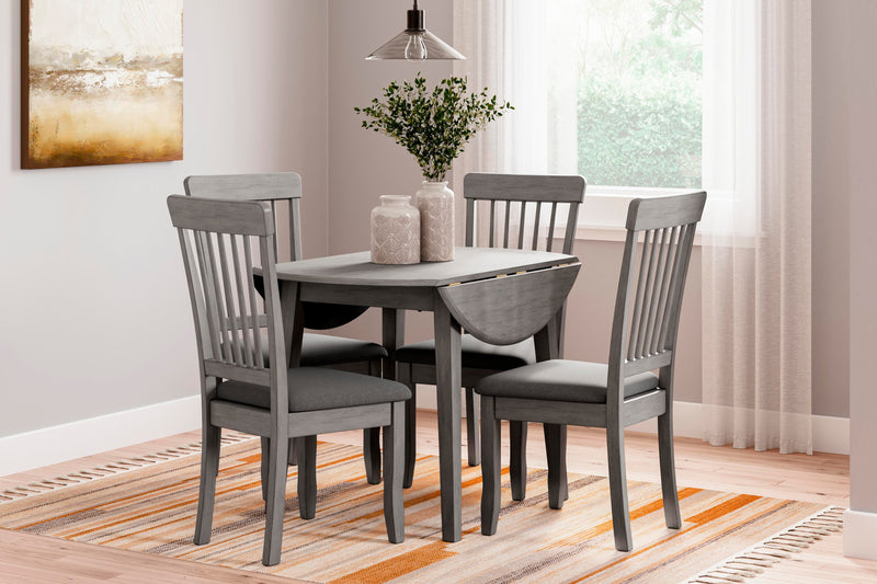 Shullden Dining Sets Dining Table and 4 Chairs