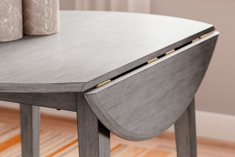 Shullden Round Dining Room Drop Leaf Table