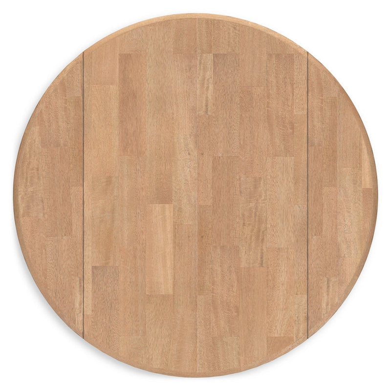 Gesthaven Round Dining Room Drop Leaf Table
