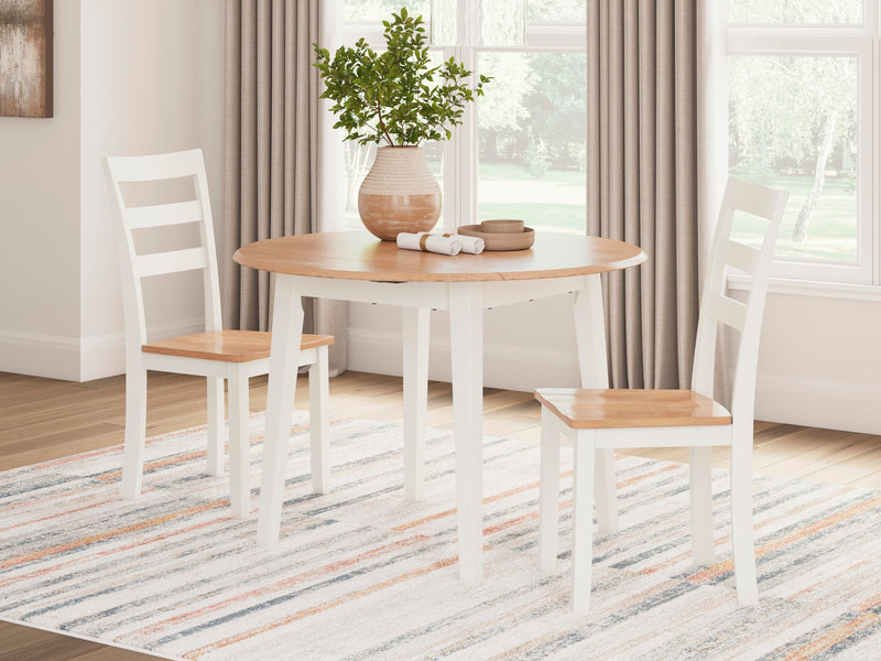 Gesthaven Dining Set (Up to 4 Barstools)