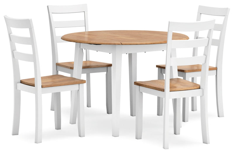 Gesthaven Dining Set (Up to 4 Barstools)