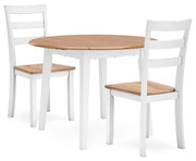 Gesthaven Dining Set (Up to 4 Barstools)
