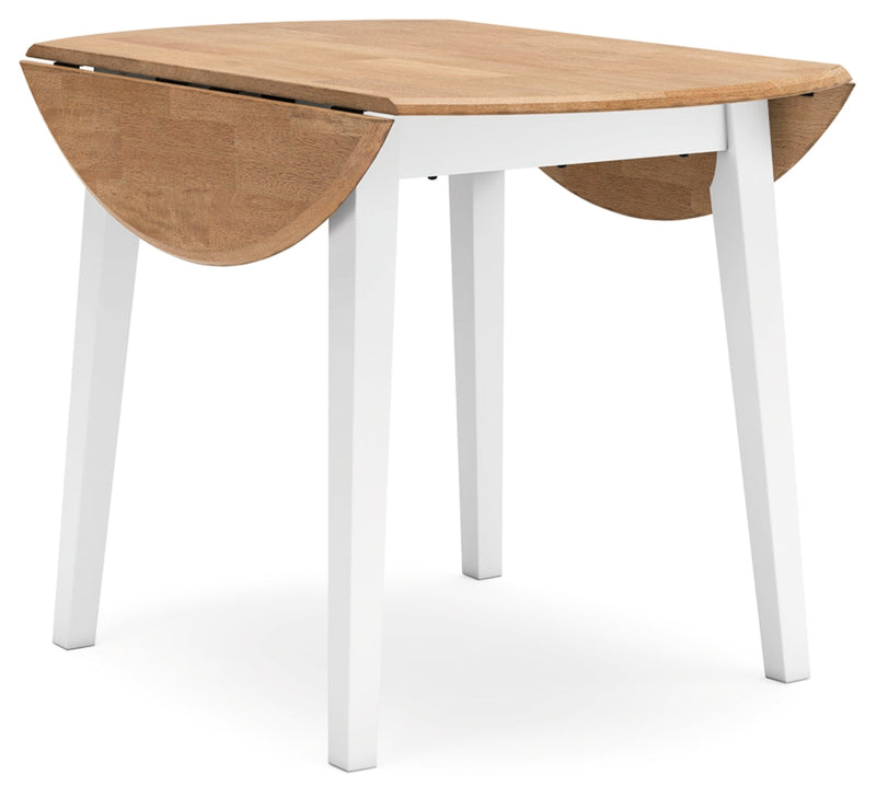 Gesthaven Round Dining Room Drop Leaf Table