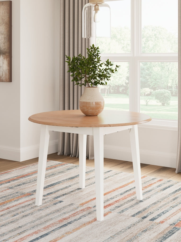 Gesthaven Round Dining Room Drop Leaf Table