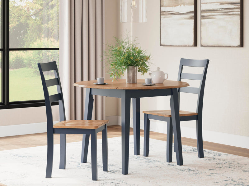 Gesthaven Dining Set (Up to 4 Barstools)