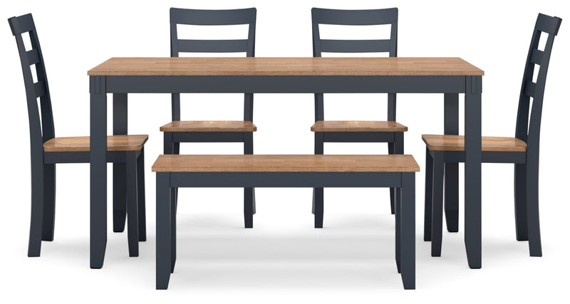 Gesthaven Dining Set (Up to 4 Barstools)