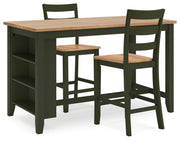 Gesthaven Dining Set (Up to 4 Barstools)