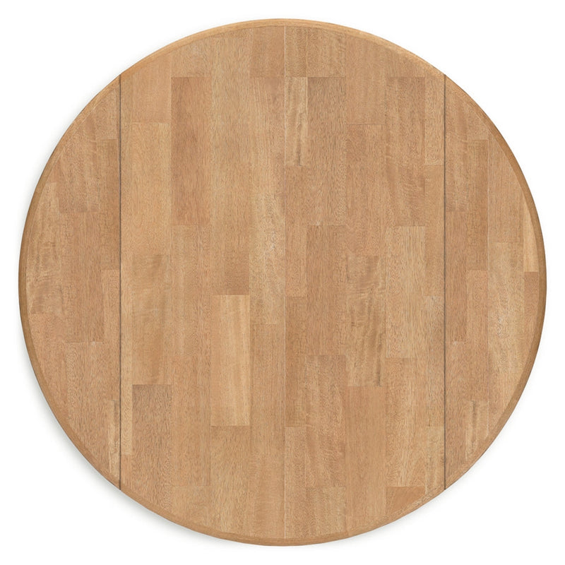 Gesthaven Round Dining Room Drop Leaf Table