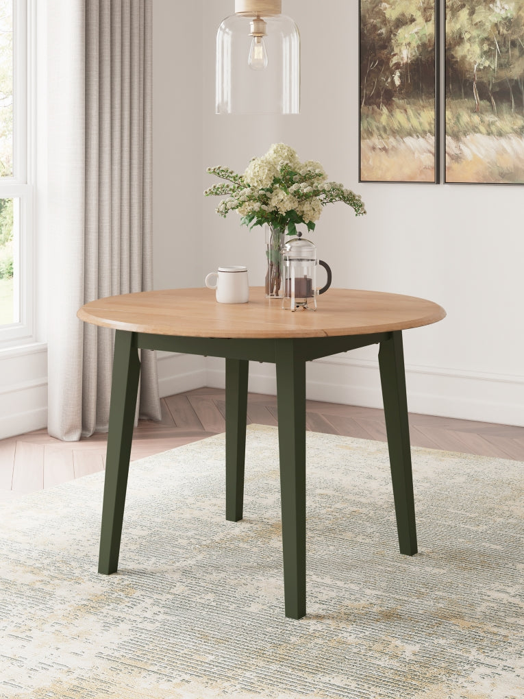 Gesthaven Round Dining Room Drop Leaf Table