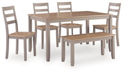 Harperfeld Dining Sets Dining Room Table Set (6 CN)