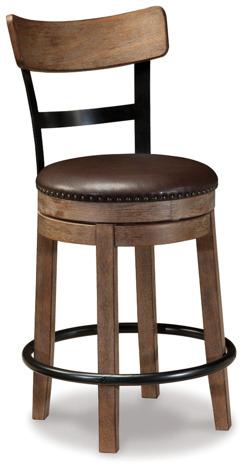 Pinnadel Upholstered Swivel Barstool Default Title