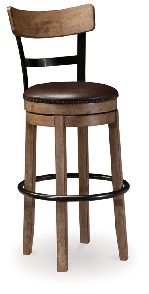 Pinnadel Tall Upholstered Swivel Barstool Default Title