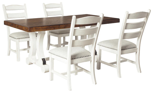 Valebeck Dining Table and 4 Chairs Default Title