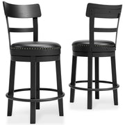 Valebeck Bar Stools Counter Height Bar Stool Black