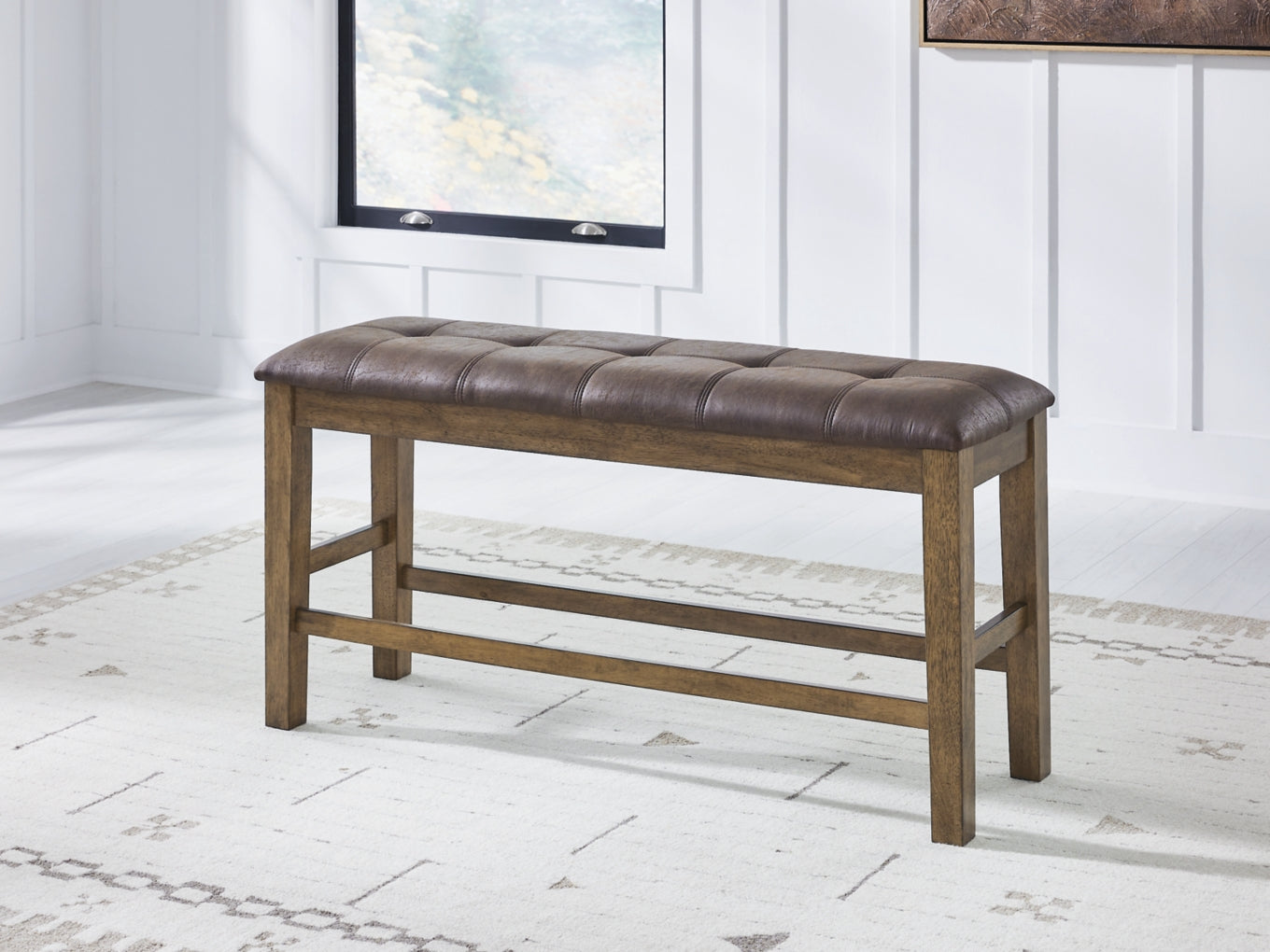 Broxtyn DBL Counter Upholstered Bench
