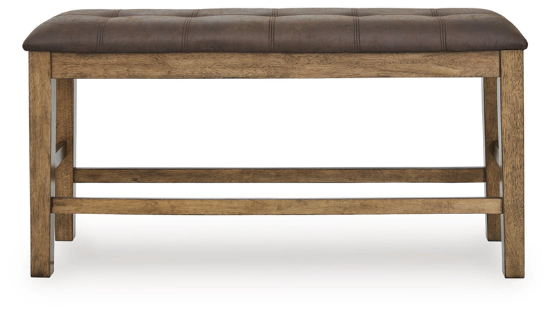 Broxtyn DBL Counter Upholstered Bench