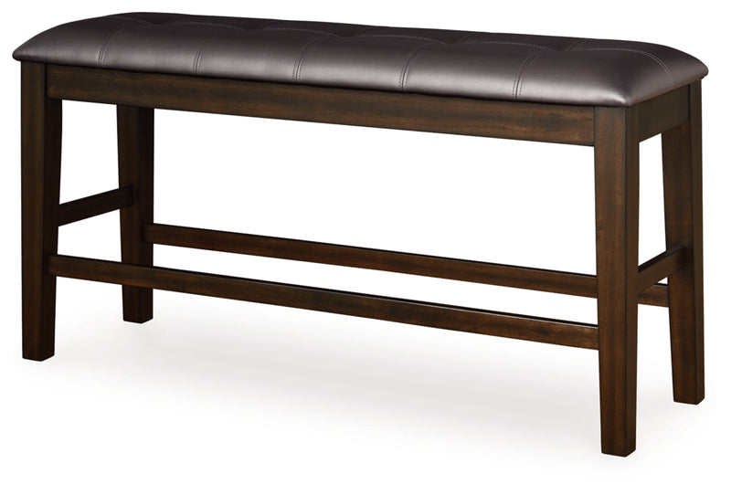 Haddigan DBL Counter Upholstered Bench