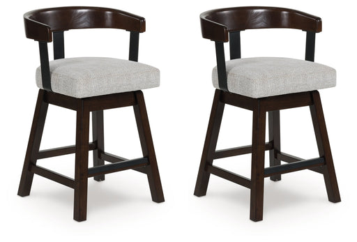Haddigan Upholstered Barstool Upholstered Swivel Barstool