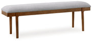 Lyncott Large Upholstered Dining Room Bench Default Title