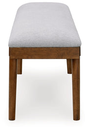 Lyncott Large Upholstered Dining Room Bench