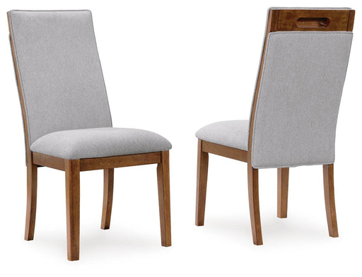 Lyncott Dining Chairs (Set of 2) Beige Brown