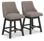 Neymorton Upholstered Barstool Upholstered Swivel Barstool
