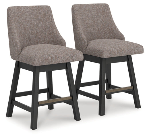 Neymorton Upholstered Barstool Upholstered Swivel Barstool