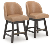 Neymorton Upholstered Barstool Upholstered Swivel Barstool (v2)
