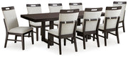 Neymorton Dining Sets Dining Table and 8 Chairs