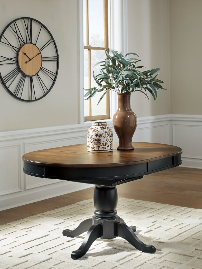 Loganeer Oval Dining Room Butterfly Extension Table