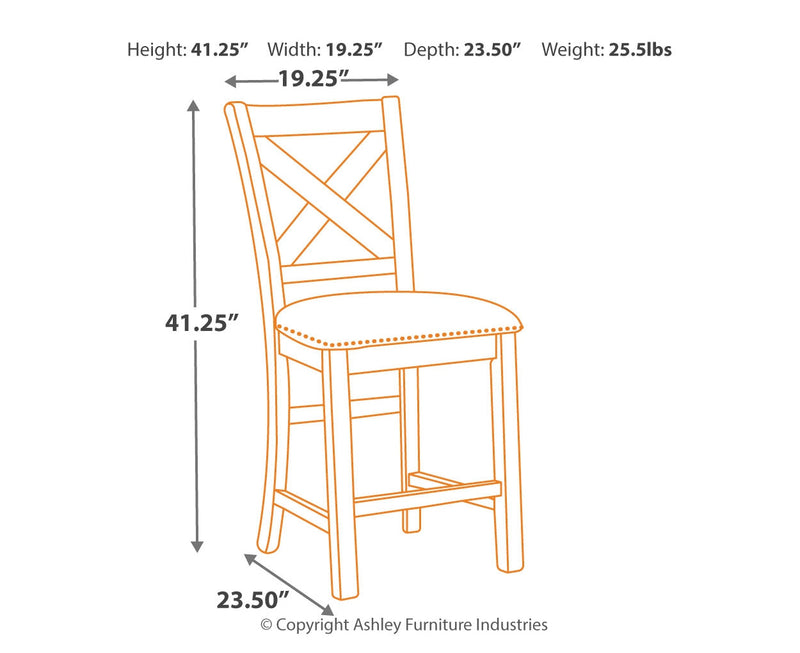 Moriville Dining Set (Up to 6 Barstools)