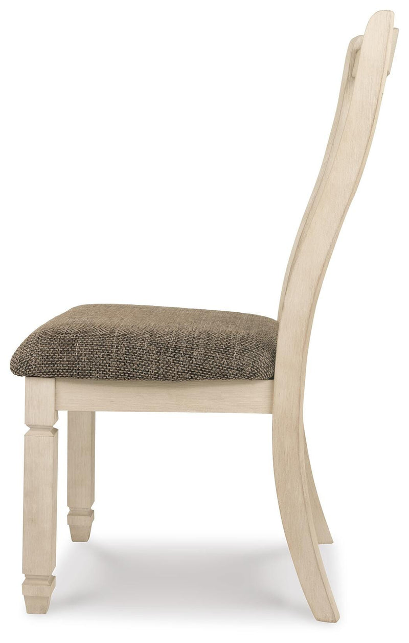 Bolanburg Dining Table and 4 Chairs and Bench with Storage