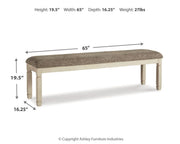 Bolanburg Upholstered Dining Bench