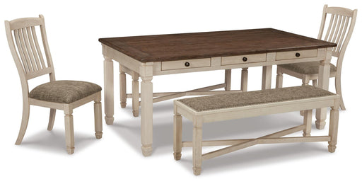 Bolanburg Dining Table and 2 Chairs and 2 Benches Default Title
